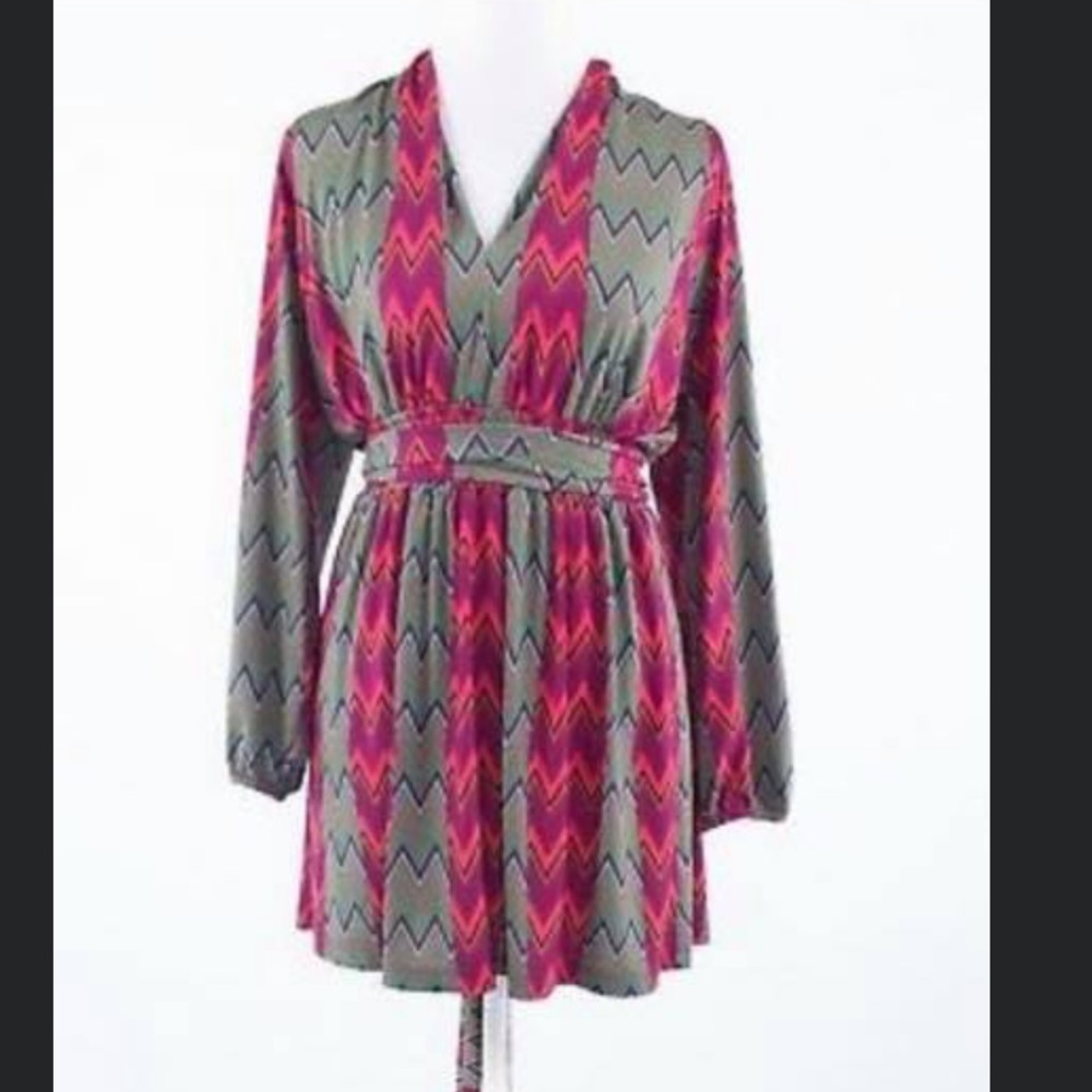 Tracy Negoshian Jersey Wrap Dress